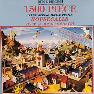 "Housecalls" Puzzle with hidden words/phrases